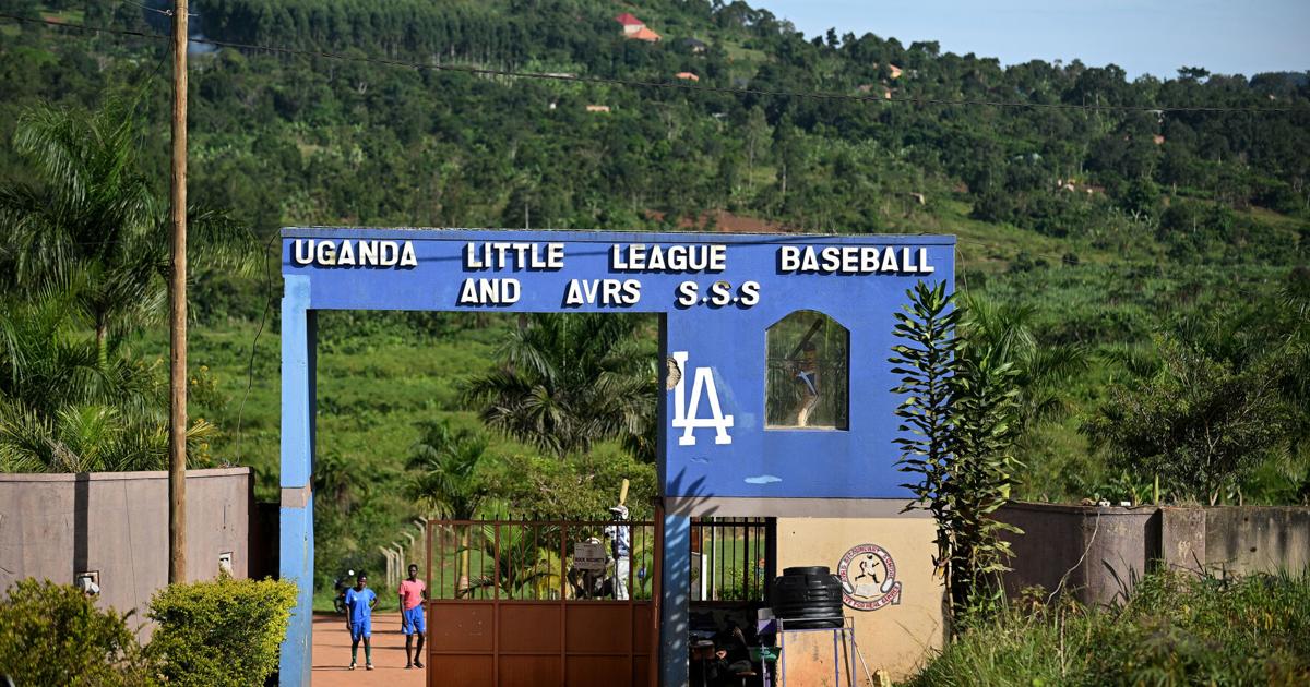 Baseball Field in Uganda, Africa.