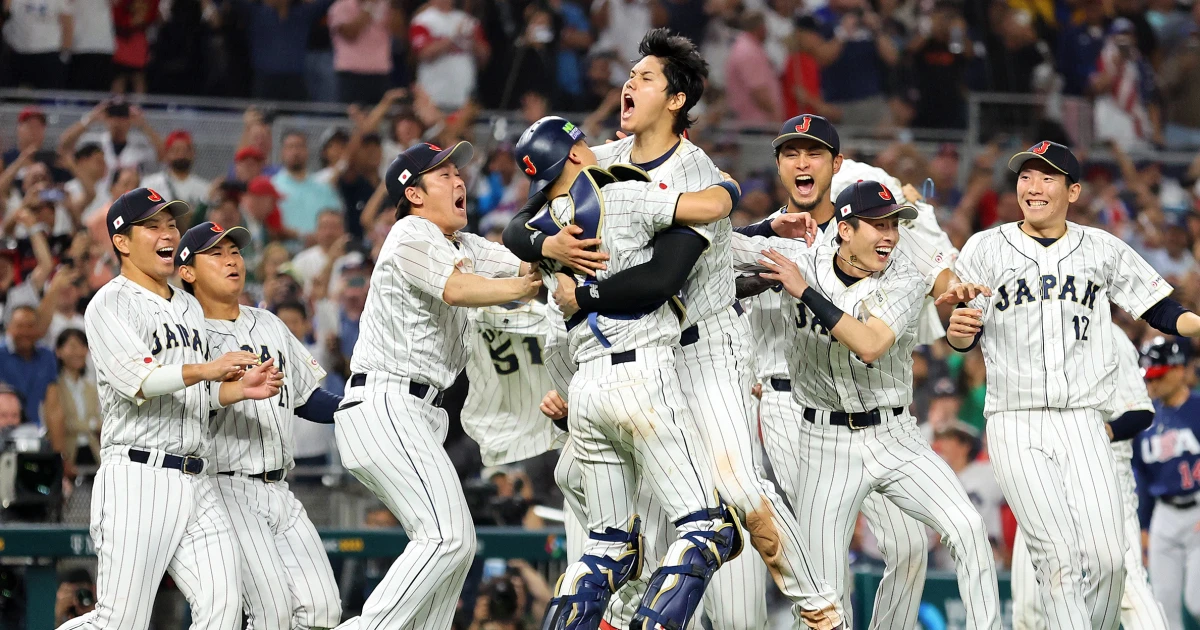 Japan baseball team celebrates World Baseball Classic victory as defending champions for WBC 2026
