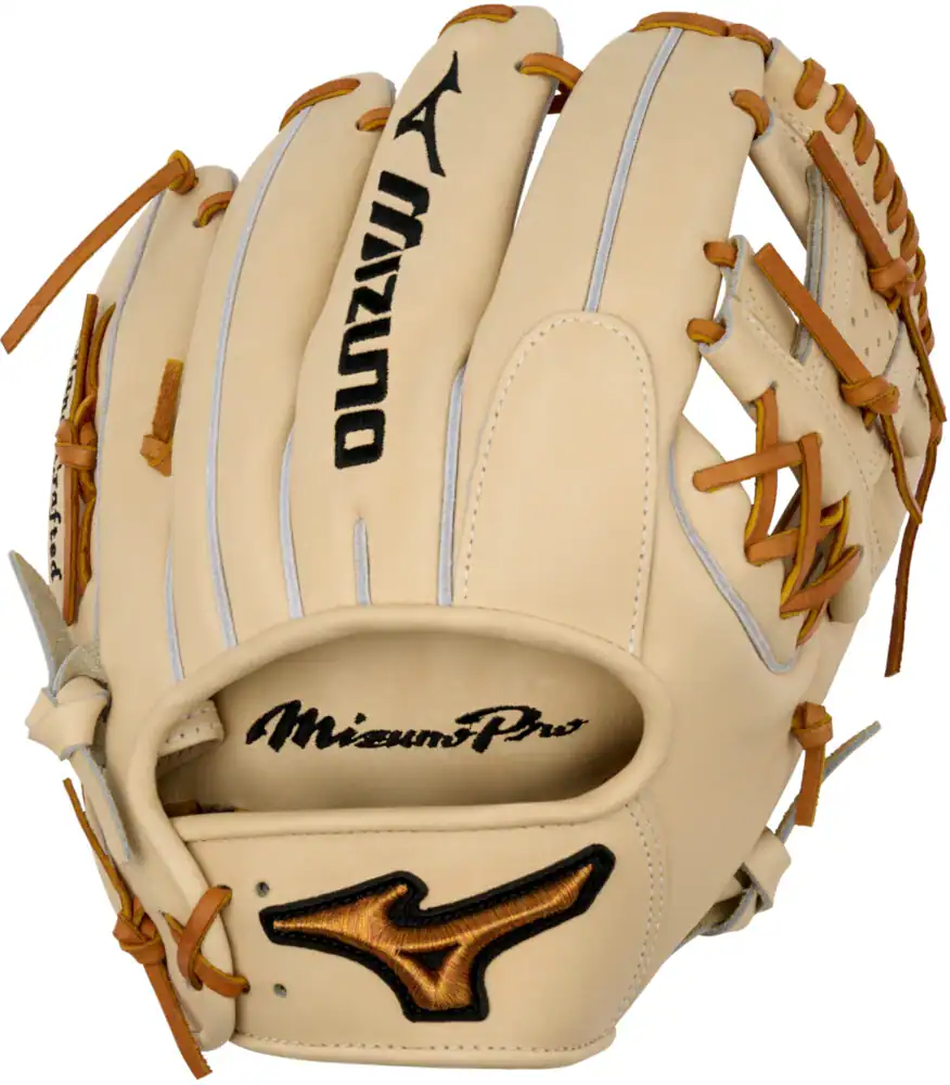Mizuno Pro kip leather baseball glove handcrafted in Japan