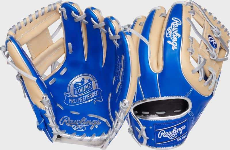 Rawlings Pro Preferred kip leather baseball glove with sheepskin lining