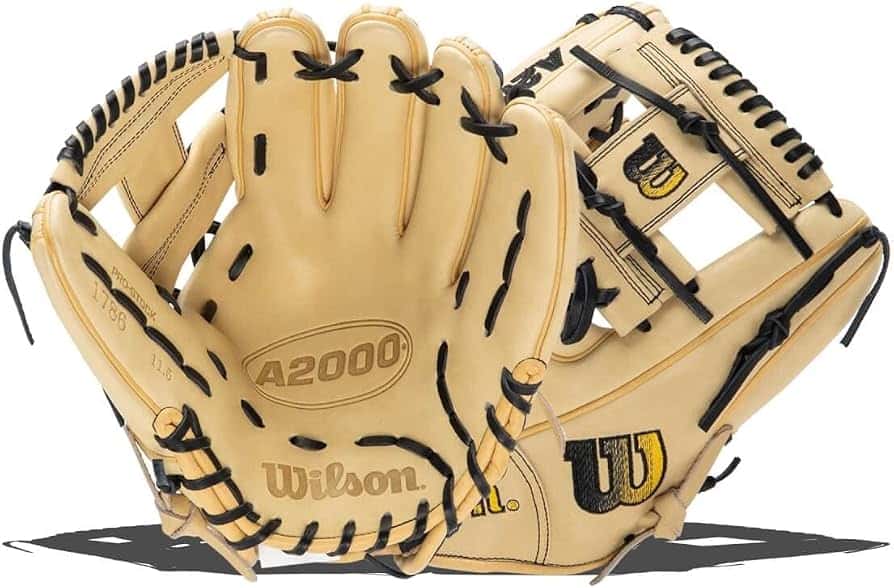 Wilson A2000 1786 11.5 inch infield baseball glove with H-web
