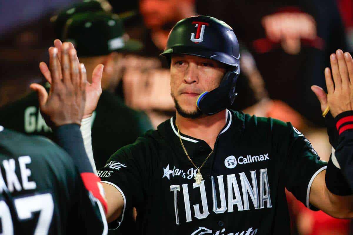 Junior Lake of the Toros de Tijuana during the 2026 Liga Mexicana de Beisbol season